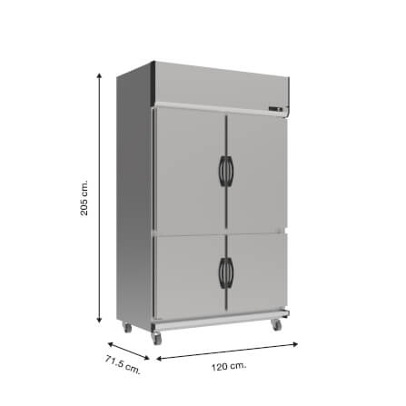 ตู้แช่แข็งร้านอาหาร 4 ประตู SIAM INTERCOOL รุ่น : MHSF-120F ระบบเดินท่อ_4